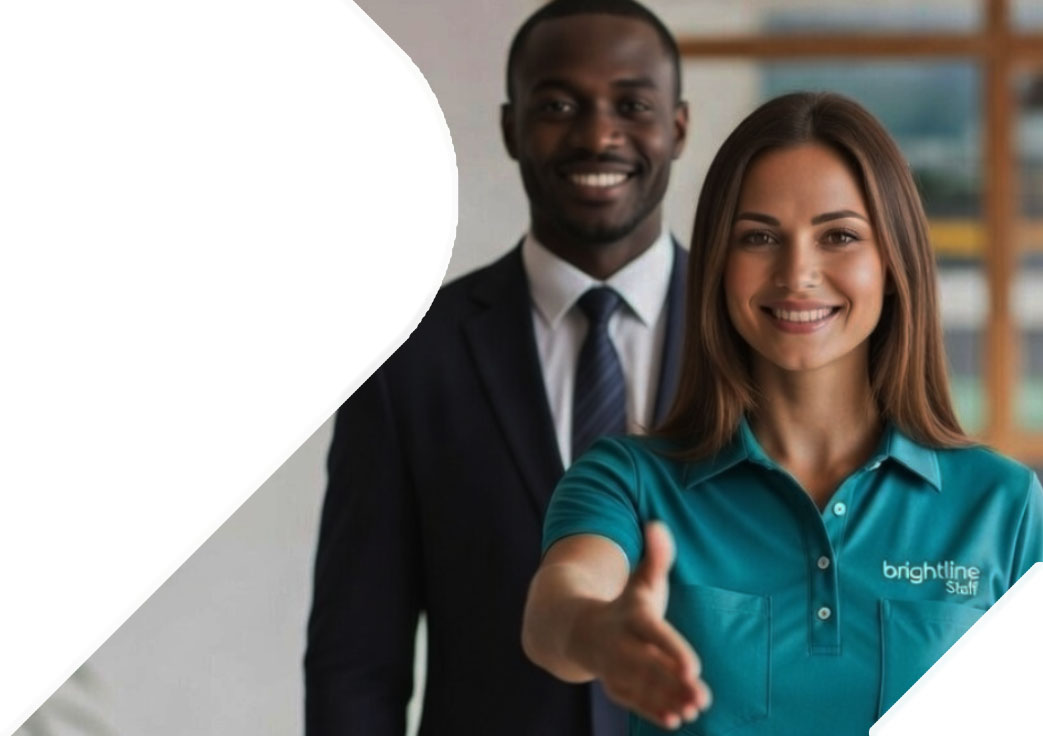 Support worker assisting in care environment